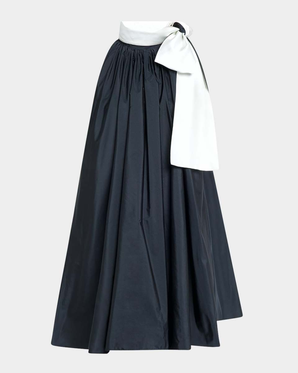 Beber Bow-Neck Shift Mini Dress